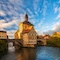 Bamberg diskutiert mit Bürger über den Umgang mit Daten.