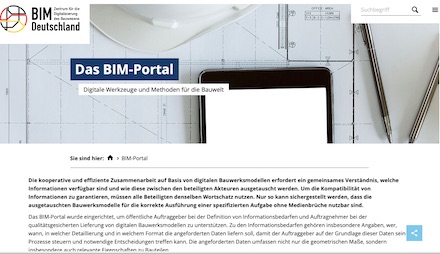 Das neue BIM-Portal des Bundes ist online.
