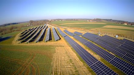 Der im April 2022 von ABO Wind an die Stadtwerke Tübingen verkaufte Solarpark in Aulendorf produziert nicht nur zuverlässig Strom, sondern kommt auch der Artenvielfalt zugute.
