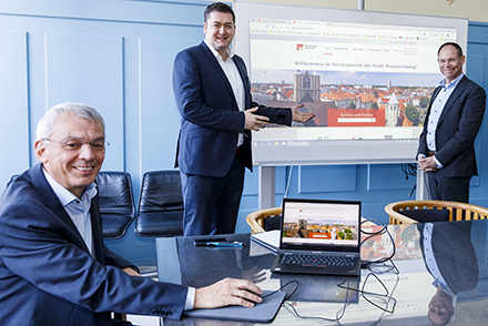 Braunschweig stellt sein neues Online-Serviceportal vor.