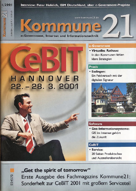 Die erste Ausgabe von Kommune21.