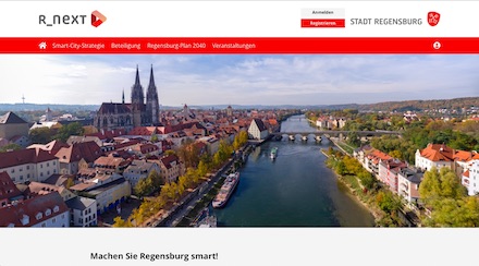 Die Smart City Regensburg können Interessierte online mitgestalten.