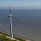 Singen ihr Lied in den stürmischen Wind: Windräder des Windparks Oostpolderdijk.