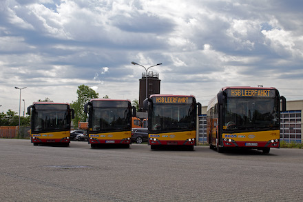 Hanauer Straßenbahn (HSB): Weichen für den Einsatz von elektrisch betriebenen Bussen gestellt.