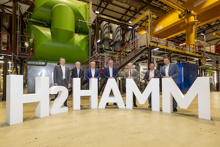 Hamm bekommt für sein Wasserstoffzentrum einen Elektrolyseur mit 20 MW Leistung.