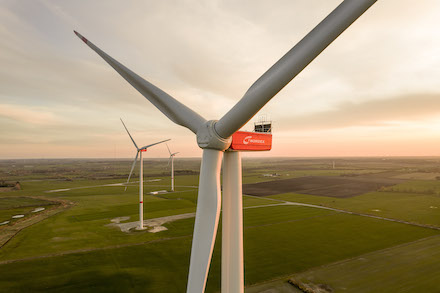 Der enercity-Windpark Stemwede wird im Herbst 2023 in Betrieb gehen.