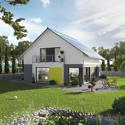 enercity rüstet Einfamilienhäuser von SchwörerHaus zukünftig mit PV-Anlagen aus.