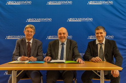 Die Konzessionsverträge für Gas und Wasser mit den Stadtwerken Neckargemünd wurde neu unterzeichnet.