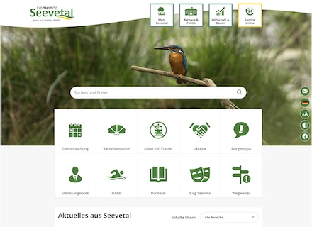 Seevetal ist mit neuem Web-Auftritt online.