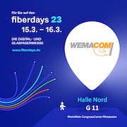 Das Breitbandunternehmen WEMACOM ist auf den Fiberdays vertreten.