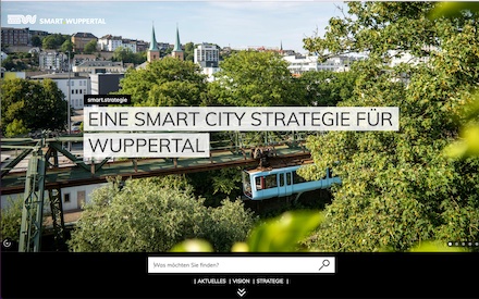 Smart-City-Strategie für Wuppertal steht.