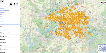 Berliner Energieatlas mit neuen Daten und neuem Design.