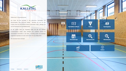 Gemeinde Kalletal verwaltet ihre Sportstätten jetzt digital. 