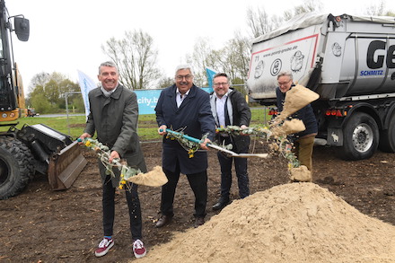 Spatenstich für das Wasserstoffprojekt der Hy.City.Bremerhaven.