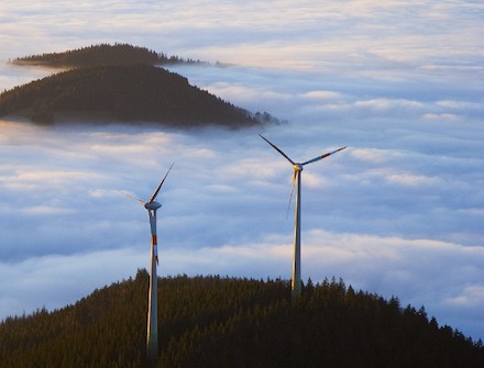 badenovaWÄRMEPLUS plant des Bau von weiteren Windrädern auf den Höhen des Schwarzwalds.
