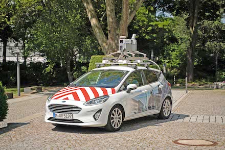 Kamerafahrzeuge von Cyclomedia machen im Auftrag der Stadt 360-Grad‐Aufnahmen und Laserscans der Stuttgarter Straßen. 