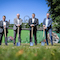 Spatenstich zur innovativen Kläranlage in Duisburg.

