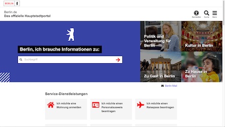 In neuem Design erscheint das Berliner Online-Portal.