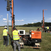 Die Bauarbeiten für den Solarpark In den Gemeinden Lärz und Rechlin sind jetzt gestartet.