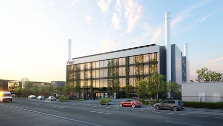 Visualisierung des geplanten Rechenzentrums im Langener Wirtschaftszentrum Neurott.