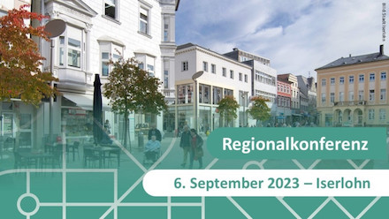 Am 6. September findet in Iserlohn die 10. Regionalkonferenz der Modellprojekte Smart Cities statt.