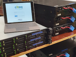 Die IServ-Daten sind in Münster auf rund 80 Servern gespeichert.