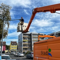 Hertener Stadtwerke setzen auf effiziente Straßenbeleuchtung.