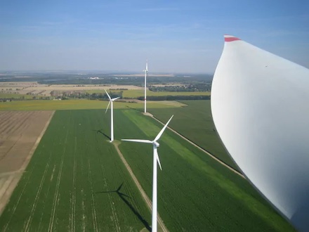 Windpark Streumen: Drei neue Anlagen erzeugen jährlich rund 34 Millionen Kilowattstunden Ökostrom.
