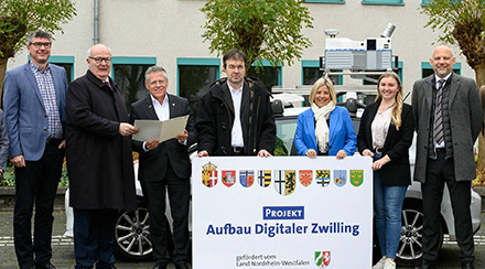 Der Rhein-Kreis Neuss will einen kreisweiten digitalen Zwilling aufbauen und erhält dafür Fördermittel des Landes Nordrhein-Westfalen.