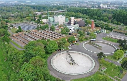Klärwerk Mombach in Mainz wird künftig Wasserstoff erzeugen.
