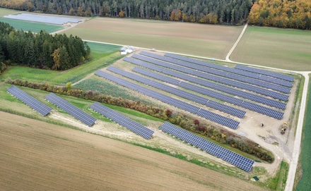 EnBW-Solarpark in Bingen: Die Bürger der Gemeinde können sich finanziell beteiligen.
