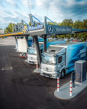 Das Land Baden-Württemberg plant bis zum Jahr 2030 einen massiven Ausbau der Lade-Infrastruktur für E-Lkw.