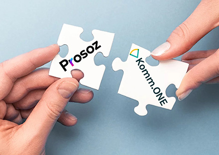 Prosoz setzt erfolgreiche Partnerschaft mit dem kommunalen IT-Dienstleister Komm.ONE fort.