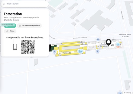 Besucher des Hannover Service-Centers können jetzt mit ihrem Smartphone einfacher zum gewünschten Ziel navigieren. 