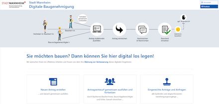 Mannheim: Virtuelles Bauamt gestartet.