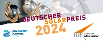Die Bewerbungsphase für den Deutschen Solarpreis 2024 ist jetzt eröffnet.