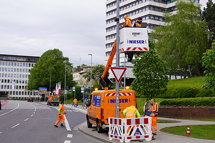 In Kaiserslautern soll vernetzte Radarsensorik künftig für mehr Verkehrssicherheit sorgen.