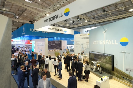 Auf der WindEnergy Hamburg wird Vattenfall unter anderem das doppelte Blasenschleier-Verfahren präsentieren.
