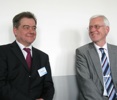Experten diskutierten über das neue Arbeiten in der Verwaltung: Andreas Engel (l.) und Peter te Reh. 