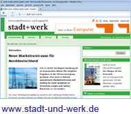 Screenshot von stadt-und-werk.de